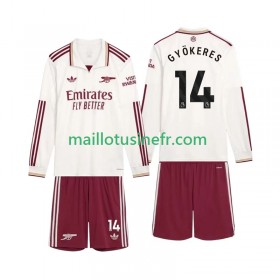 Maillot de Foot Arsenal Gyokeres 14 Troisième 2025-26 Manches Longues - Enfant